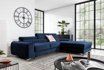 Kampinė sofa Grayson Loco 40, tamsiai mėlyna sp., dešininė, 205 x 278 cm x 92 cm