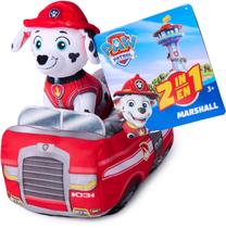 Mīkstā rotaļlieta suns Spin Master Paw Patrol Marshall, balta krās./sarkana krās., 22 cm