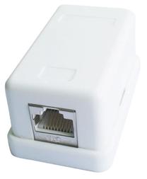 Gembird Surface Mount Box RJ45 White