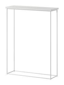Консольный стол ADRK Sili, бело-матовый цв., 60 см x 20 см x 80 см