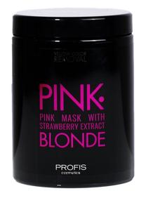 Matu maska Profis Pink Blonde Mask With Strawberry Extract, 1000 ml