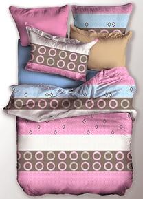 Patalynės užvalkalų komplektas DecoKing Basic, smėlio ruda, 155 x 220 cm