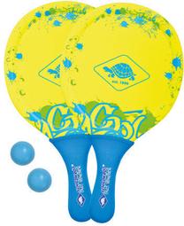 Rakete Schildkrot Neopren Beachball Set 970230, zila krās./dzeltena krās.