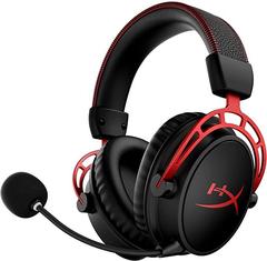 Belaidės žaidimų ausinės HyperX Cloud Alpha Wireless 4P5D4AA, juoda sp./raudona sp.