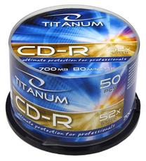 Ierakstāms kompaktdisks Titanum, 700 MB, 50gab.