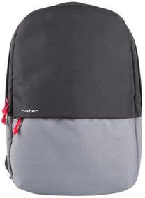 Portatīvā datora mugursoma Natec Laptop Backpack, melna krās./pelēka krās., 15.6"