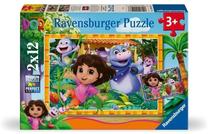 Dėlionė 2in1 Ravensburger Dora The Explorer, 18 cm x 26 cm, 24 vnt., įvairių spalvų