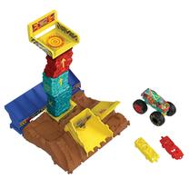Automobilių trasa Mattel Hot Wheels Monster Trucks Car Jump Challenge HNB94, įvairių spalvų