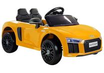 Vaikiškas elektromobilis Lean Cars Audi R8 Spyder, geltona sp.