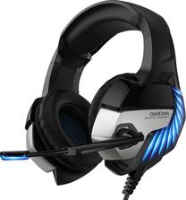 Vadu spēļu austiņas Onikuma K5 Pro ON-K5PRO/BE, melna krās.
