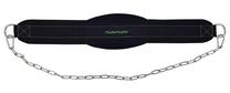 Sunkiosios atletikos diržas Tunturi EVA Dipping Belt, juoda sp., Universalus