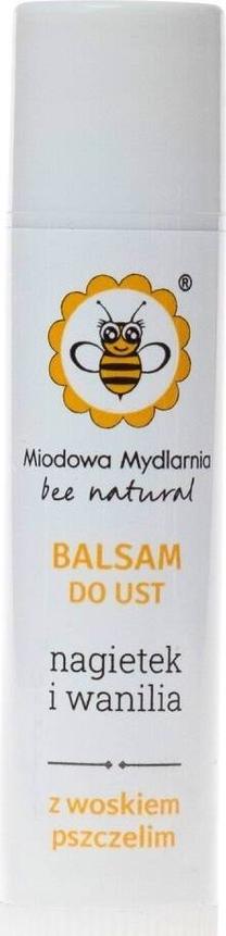 Lūpų balzamas Miodowa Mydlarnia Calendula and vanilla, 4.5 ml