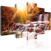 Akrilo stiklo reprodukcija Artgeist Autumn's Valley, c-c-0026-k-o, 200 cm x 100 cm