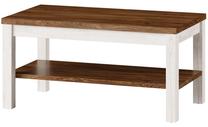 Žurnalinis staliukas Szynaka Meble Country 41, ruda sp./balta sp., 110 cm x 60 cm x 45 cm