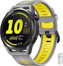 Viedais pulkstenis Huawei Watch GT Runner 46mm 140mm - 210mm, pelēka krās.