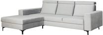 Kampinė sofa - lova Bodzio Sydney TSYNL-P13, pilka sp., kairinė, 195 x 257 cm x 92 cm