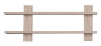 Sieninė lentyna MN Cezar, ąžuolo, 120 cm x 18 cm x 42 cm