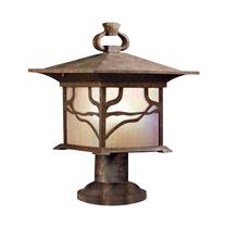 Brīvi stāvošs āra gaismeklis Quintiesse Morris, 60W, E27, IP44, vara krās., 30.5 cm x 41.9 cm