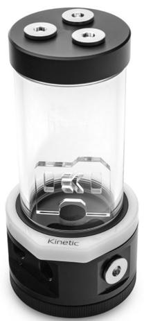Skysčio aušinimo sistemos priedas EK Water Blocks EK-Quantum Kinetic TBE 200 D5, 205 l, 6 cm, skaidri sp./juoda sp.