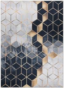 Ковер комнатные Mark Arlen Cube, золотой цв./белый цв./серый цв., 150 см x 80 см