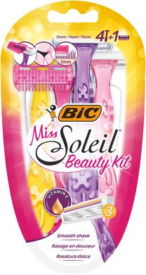 Набор для бритья Bic Miss Soleil Beauty Kit, 4 шт.