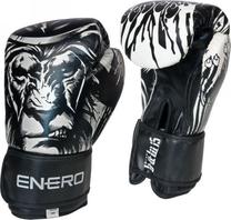 Boksa cimdi Enero Tiger, balta krās./melna krās., 14 oz