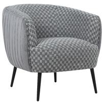 Krėslas Home4you Accent, pilka sp., 80 cm x 77 cm x 74 cm