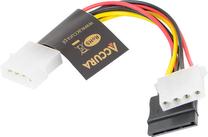 Adapteris Accura 4 pin Molex female, SATA 4-pin / Molex male, 0.13 m