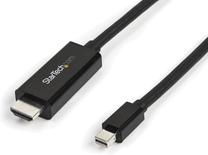 Адаптер StarTech Mini DisplayPort to HDMI MDP2HDMM3MB Mini DisplayPort, HDMI, 3 м, черный цв.
