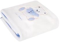 Pledas Pierre Cardin Baby 2, mėlyna sp./balta sp., 80 cm x 110 cm