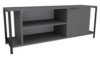 ТВ стол Kalune Design Bond, антрацитовый цв./черный цв., 120 см x 30 см x 54 см