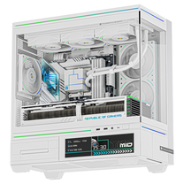 Kompiuterio korpusas Thermalright TL-M10W Vision, balta sp.
