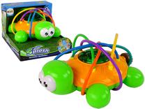 Игрушечный фонтанчик Lean Toys Turtle Spinning Sprinkler 15705, зеленый цв./oранжевый цв.