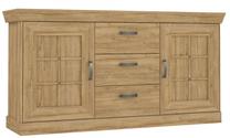 Komoda Forte Callist KLKK231-D84, ąžuolo sp., 90.6 cm x 4.6 cm x 174 cm