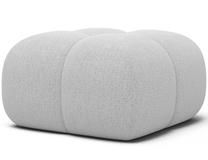 Tumba Covio Bouclé, valge v., 85 cm x 85 cm x 52 cm