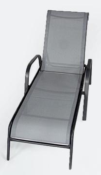 Lauko gultas DM Grill Deck KJF008, pilka sp., 188 cm x 68 cm x 70 cm