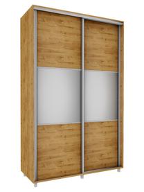 Spinta Bodzio SZP150W-DSC/L, ruda sp., 150 cm x 60 cm x 240 cm, su veidrodžiu