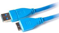 Laidas Digitalbox USB 3.0 A male, Micro USB B male, 1.8 m, mėlyna sp.