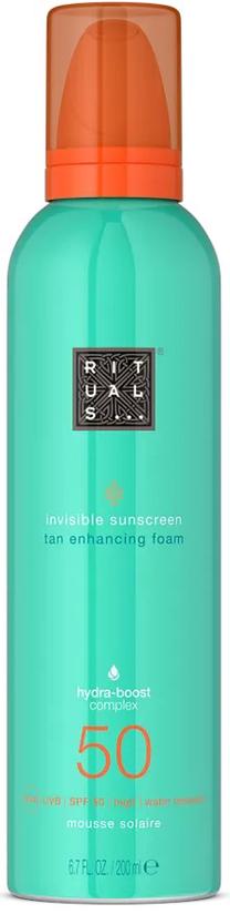 Priemonė įdegio priežiūrai kūnui Rituals The Ritual of Karma Foaming SPF50, 200 ml