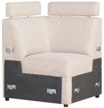 Modulinė sofa Bodzio Lazur, smėlio sp., 79 x 79 cm x 97 cm