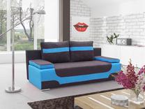 Sofa Area Alova 48, Alova 29, mėlyna sp./pilka sp., 92 x 200 cm x 90 cm