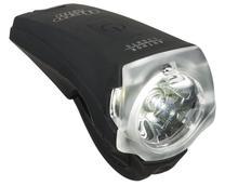 Dviračių žibintas Author Nero 300lm USB, plastikas, juoda sp.