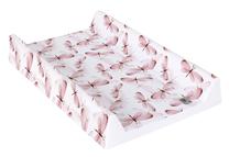 Pārtinamais matracis Ceba Baby Flora & Fauna Libelula, 70 cm x 50 cm, balta krās./rozā krās.