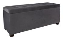 Pufas Home4you Sonata 28873, pilka sp., 121 cm x 48 cm x 50 cm