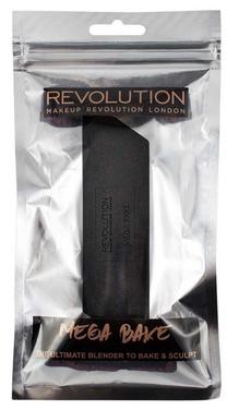 Kosmētikas sūklis Makeup Revolution London Mega Bake, melna krās.