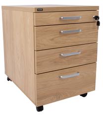 Biuro spinta Home4you Easy Space 37368, ruda, 60 cm x 43 cm x 60 cm