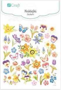 Lipdukas DallPrint Flowers, vaikiški, 24 cm, 10 cm įvairių spalvų