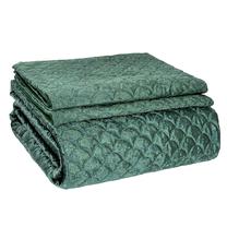 Lovatiesės komplektas Domoletti Mink, žalia, 220 cm x 240 cm