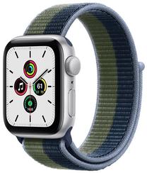 Viedais pulkstenis Apple Watch SE GPS + Cellular, 44mm, sudraba krās.