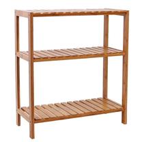 Lentyna Songmics Bamboo, ruda, 60 cm x 26 cm x 66 cm